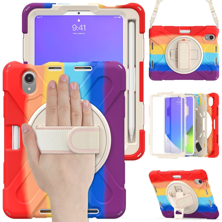 Tablet Case – Silicone (iPad mini 6) For iPad mini 6 mini 2024 Colorful Red