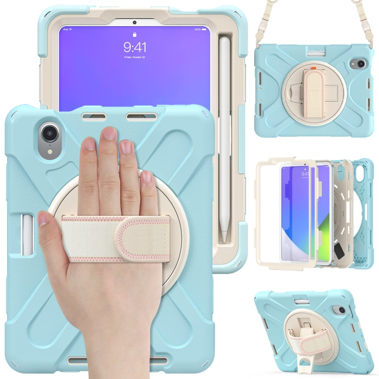 Tablet Case – Silicone (iPad mini 6) For iPad mini 6 mini 2024 Ice Crystal Blue