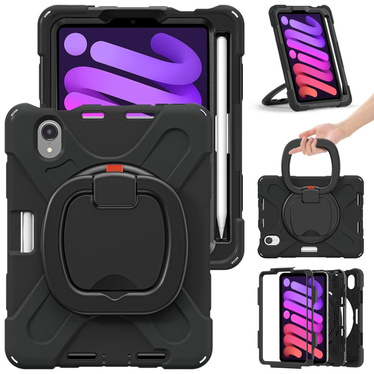 Tablet Case – Silicone (iPad mini 6) #2 For iPad mini 6 mini 2024 Black+Black
