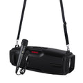 New Rixing NR-6012M Bluetooth 5.0 Portable Outdoor Karaoke Wireless Bluetooth Speaker with Microphone & Shoulder Strap, NR-6012M(Black), NR-6012M(Red), NR-6012M(Blue), NR-6012M(Green) NR-6012M(Black) Black