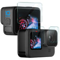IMAK 3 in 1 Camera Lens and Screen Tempered Glass Film, For GoPro HERO10 Black For GoPro HERO10 Black