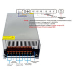 LED Light Bar Monitoring Security Display High-power Lamp Power Supply, Size: 245 x 125 x 65mm, S-600-12 DC12V 50A 600W, S-1000-12 DC12V 83.3A 1000W, S-600-24 DC24V 25A 600W, S-800-24 DC24V 33A 800W, S-1000-24 DC24V 41.7A 1000W, S-800-36 DC36V 22A 800W...