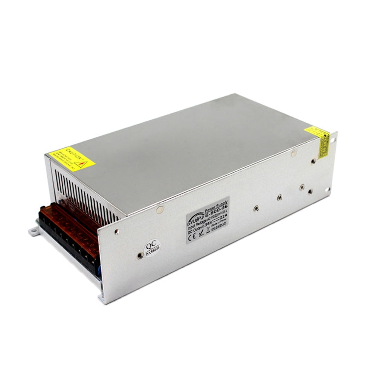 LED Light Bar Monitoring Security Display High-power Lamp Power Supply, Size: 245 x 125 x 65mm, S-600-12 DC12V 50A 600W, S-1000-12 DC12V 83.3A 1000W, S-600-24 DC24V 25A 600W, S-800-24 DC24V 33A 800W, S-1000-24 DC24V 41.7A 1000W, S-800-36 DC36V 22A... S-800-36 DC36V 22A 800W
