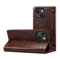 Case – Leather (iPhone 13 mini) #18 For iPhone 13 mini Dark Brown