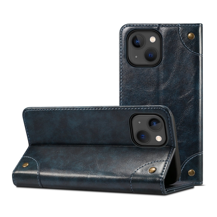 Case – Leather (iPhone 13 mini) #18 For iPhone 13 mini Blue