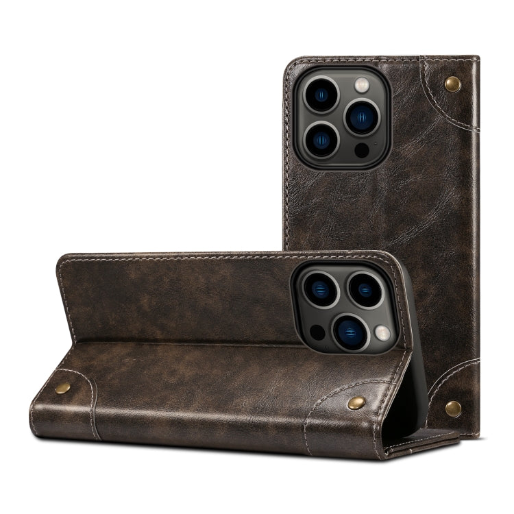 Case – Leather (iPhone 13 mini) #18 For iPhone 13 Pro Black