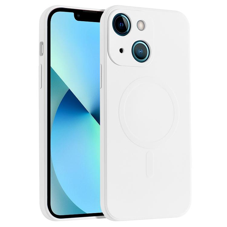 Case – Shockproof, Silicone, Magnetic (iPhone 13 mini) #2 For iPhone 13 White