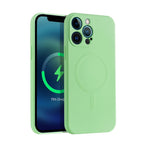 Liquid Silicone Full Coverage Shockproof Magsafe Case, For iPhone 13 Pro Max For iPhone 13 Pro Max Green