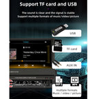 9601C HD 7 inch Universal Car Manually Retractable Screen MP5 Player with Carplay, Support FM & Bluetooth & TF Card, 9601C – Card Slot, Bluetooth, TPU