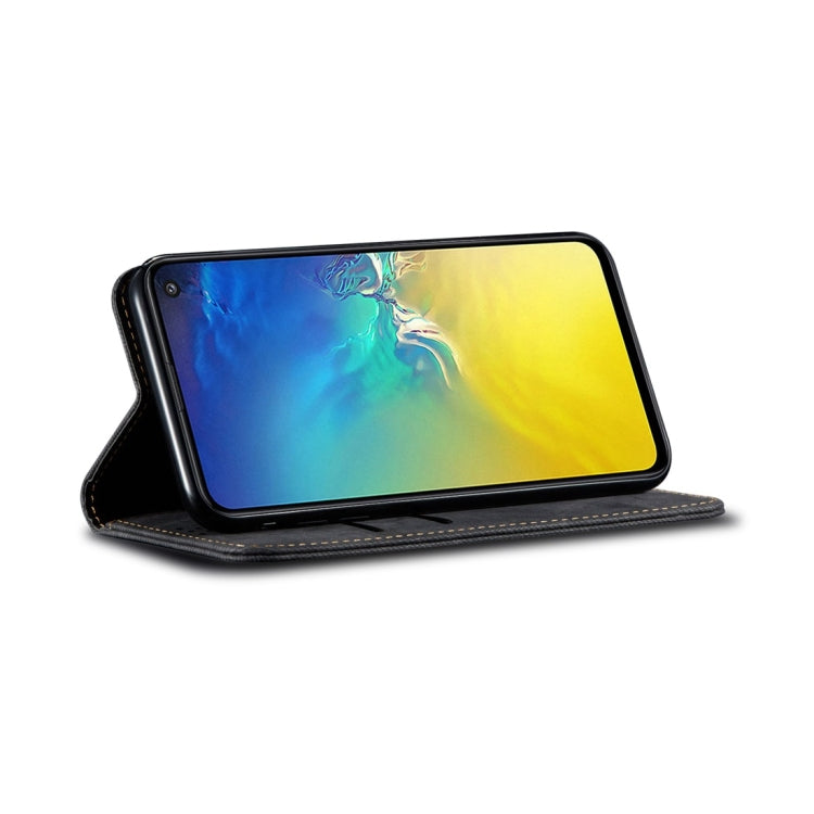 Denim Texture Casual Style Horizontal Flip Leather Case with Holder & Card Slots & Wallet, For Galaxy S10e, For Galaxy S10+, For Xiaomi Redmi Note 8 Pro, For Xiaomi Redmi Note 8, For Xiaomi Mi 9 Pro, For OnePlus 7T