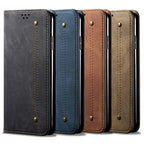 Denim Texture Casual Style Horizontal Flip Leather Case with Holder & Card Slots & Wallet, For Galaxy S10e, For Galaxy S10+, For Xiaomi Redmi Note 8 Pro, For Xiaomi Redmi Note 8, For Xiaomi Mi 9 Pro, For OnePlus 7T
