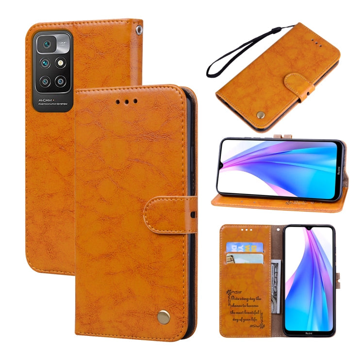 Case – Leather (iPhone 13) #8 For Xiaomi Redmi 10 Yellow