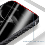 MG Series Carbon Fiber TPU + Clear PC Four-corner Airbag Shockproof Case, For iPhone 13 Pro, For iPhone 13 Pro Max