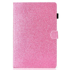 Varnish Glitter Powder Horizontal Flip Leather Case with Holder & Card Slot – Card Slot, Flip, Leather, For Huawei MediaPad M6 8.4, For Huawei MediaPad M6 10.8, For Huawei MediaPad T3 7.0, For Huawei MediaPad T3 10.0