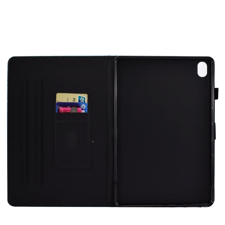 Varnish Glitter Powder Horizontal Flip Leather Case with Holder & Card Slot – Card Slot, Flip, Leather, For Huawei MediaPad M6 8.4, For Huawei MediaPad M6 10.8, For Huawei MediaPad T3 7.0, For Huawei MediaPad T3 10.0
