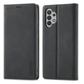 LC.IMEEKE Strong Magnetism Ultra-thin Horizontal Flip Matte TPU + PU Leather Case with Holder & Card Slots & Wallet, For Samsung Galaxy A32 5G For Samsung Galaxy A32 5G Black