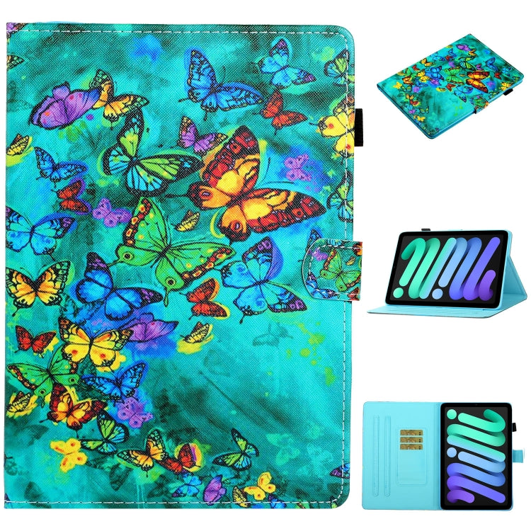 Case – Leather (iPad mini 2024) #5 For iPad mini 2024 mini 6 Green Butterfly