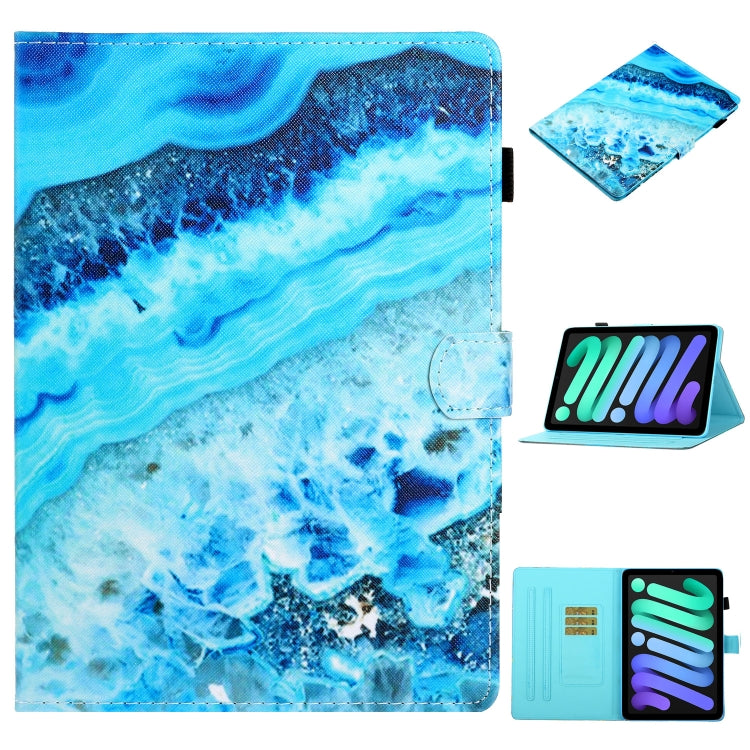 Case – Leather (iPad mini 2024) #5 For iPad mini 2024 mini 6 Blue Marble