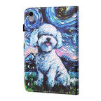 Coloured Drawing Stitching Horizontal Flip Leather Case with Holder & Card Slot & Sleep / Wake-up Function, For iPad mini 2024 / mini 6, For iPad mini 6