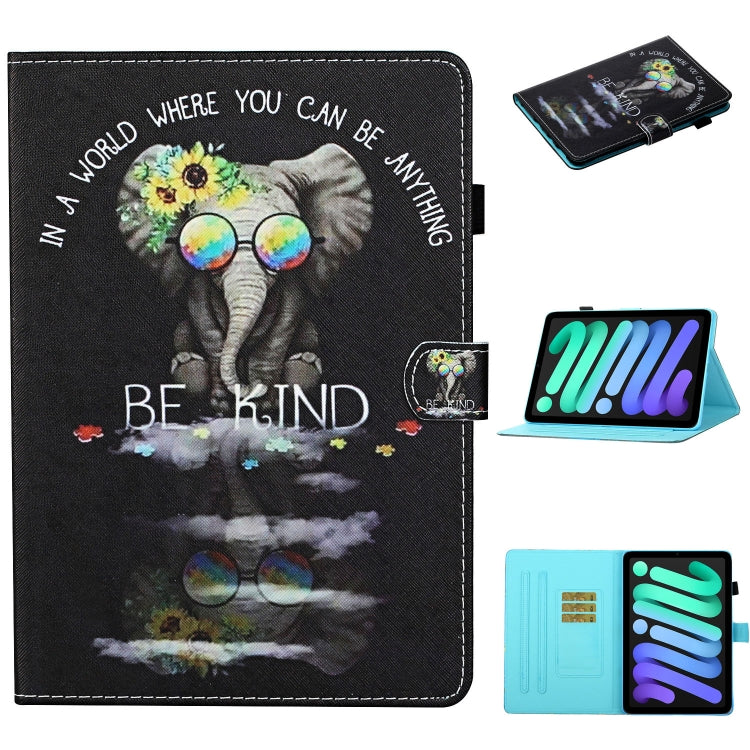 Case – Leather (iPad mini 2024) #7 For iPad mini 2024 mini 6 Spectacles Elephant