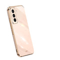 XINLI Straight Edge 6D Electroplate TPU Phone Case, For Samsung Galaxy S21+ 5G, For Honor X20, For Honor X20 SE, For Xiaomi Mi Mix 4 For Samsung Galaxy S21+ 5G Pink
