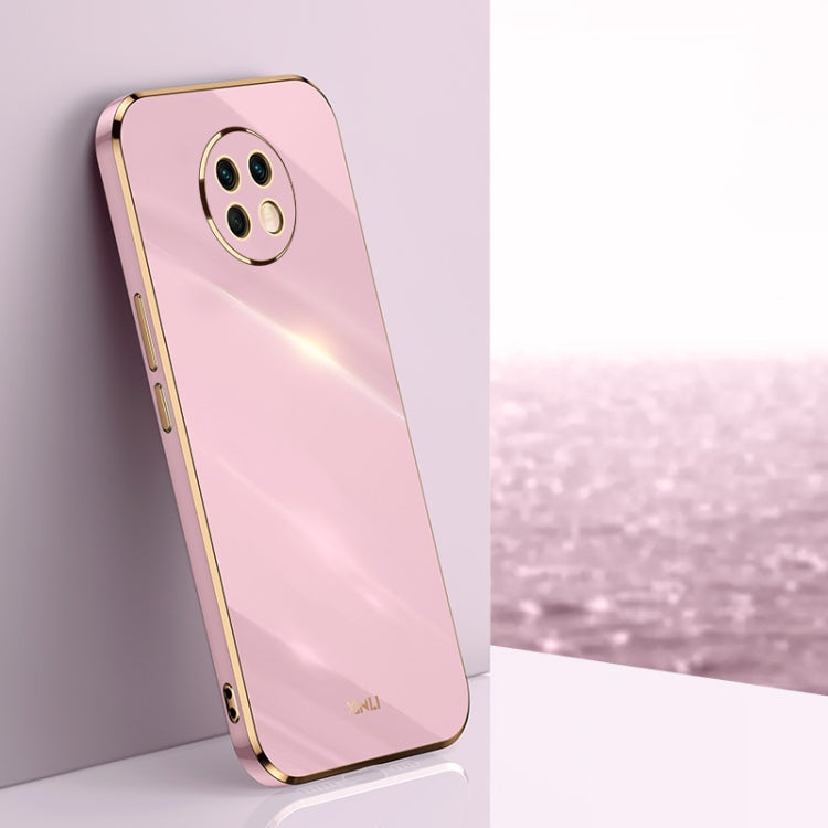 XINLI Straight Edge 6D Electroplate TPU Phone Case – TPU, For Samsung Galaxy S21+ 5G, For Honor X20, For Honor X20 SE, For Xiaomi Mi Mix 4 For Honor X20 Cherry Purple