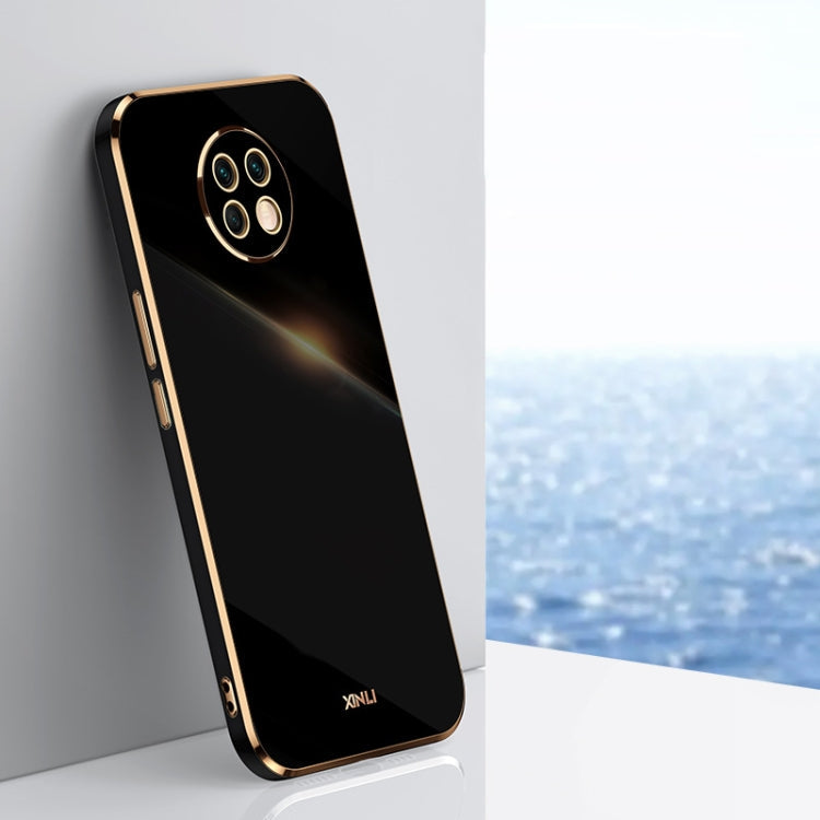 XINLI Straight Edge 6D Electroplate TPU Phone Case – TPU, For Samsung Galaxy S21+ 5G, For Honor X20, For Honor X20 SE, For Xiaomi Mi Mix 4 For Honor X20 Black