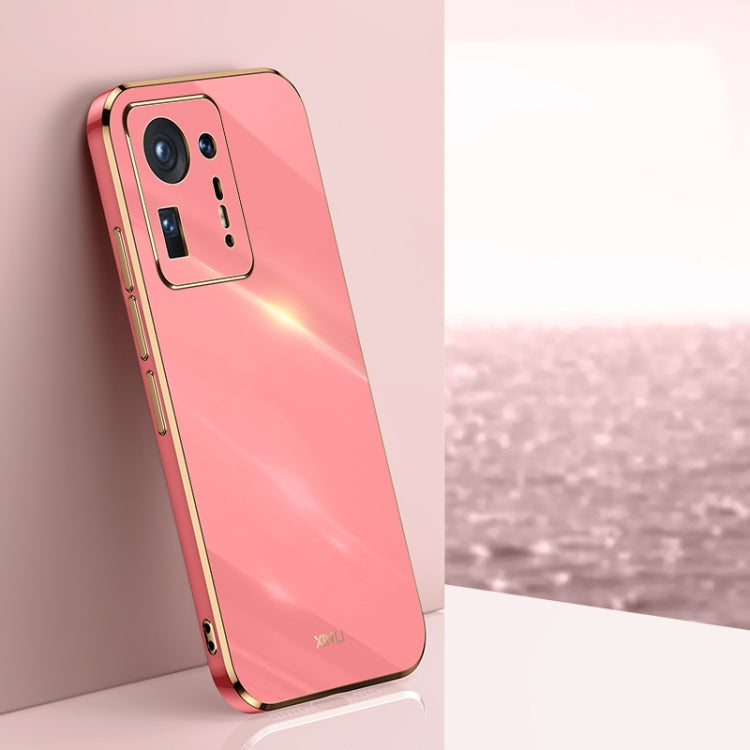 XINLI Straight Edge 6D Electroplate TPU Phone Case – TPU, For Samsung Galaxy S21+ 5G, For Honor X20, For Honor X20 SE, For Xiaomi Mi Mix 4 For Xiaomi Mi Mix 4 Hawthorn Red