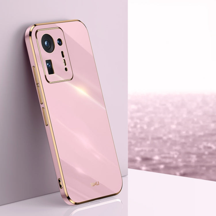 XINLI Straight Edge 6D Electroplate TPU Phone Case – TPU, For Samsung Galaxy S21+ 5G, For Honor X20, For Honor X20 SE, For Xiaomi Mi Mix 4 For Xiaomi Mi Mix 4 Cherry Purple