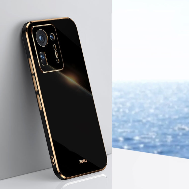 XINLI Straight Edge 6D Electroplate TPU Phone Case – TPU, For Samsung Galaxy S21+ 5G, For Honor X20, For Honor X20 SE, For Xiaomi Mi Mix 4 For Xiaomi Mi Mix 4 Black