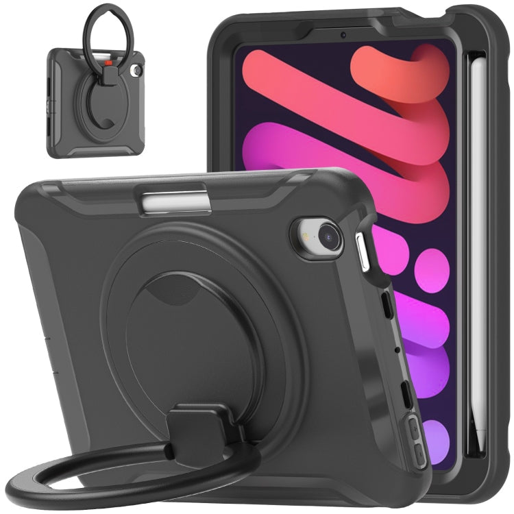 Heavy Duty TPU Hybrid PC Tablet Case with 360 Rotation Handle Grip...