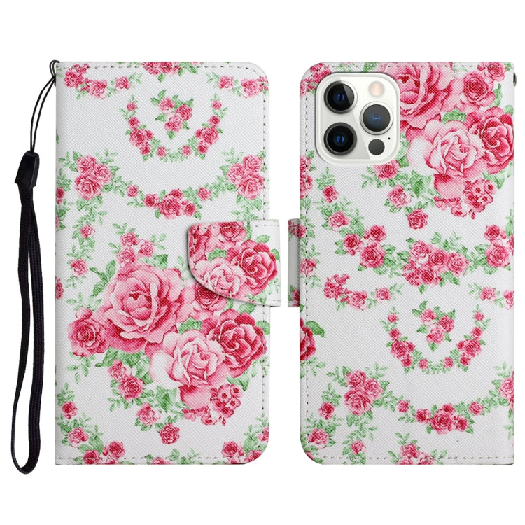 Case – Leather (iPhone 13 Pro) #3 For iPhone 13 Pro Rose Flower