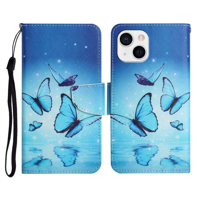 Case – Leather (iPhone 13) #10 For iPhone 13 Flying Butterfly