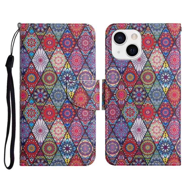 Case – Leather (iPhone 13) #10 For iPhone 13 Prismatic Kaleidoscope