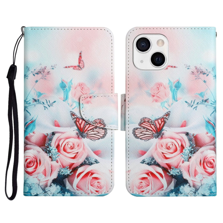 Case – Leather (iPhone 13 mini) #20 For iPhone 13 mini Peony Butterfly