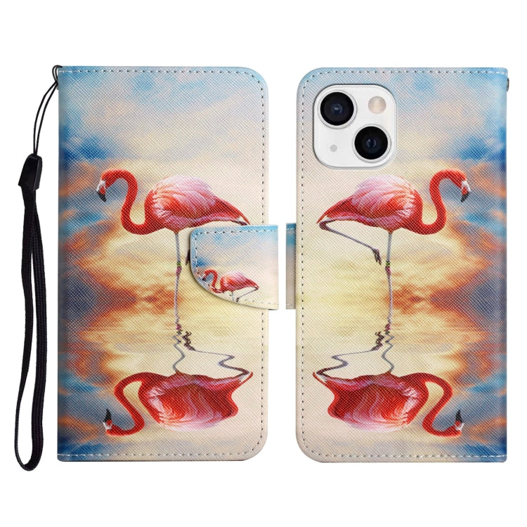 Case – Leather (iPhone 13 mini) #20 For iPhone 13 mini Flamingo
