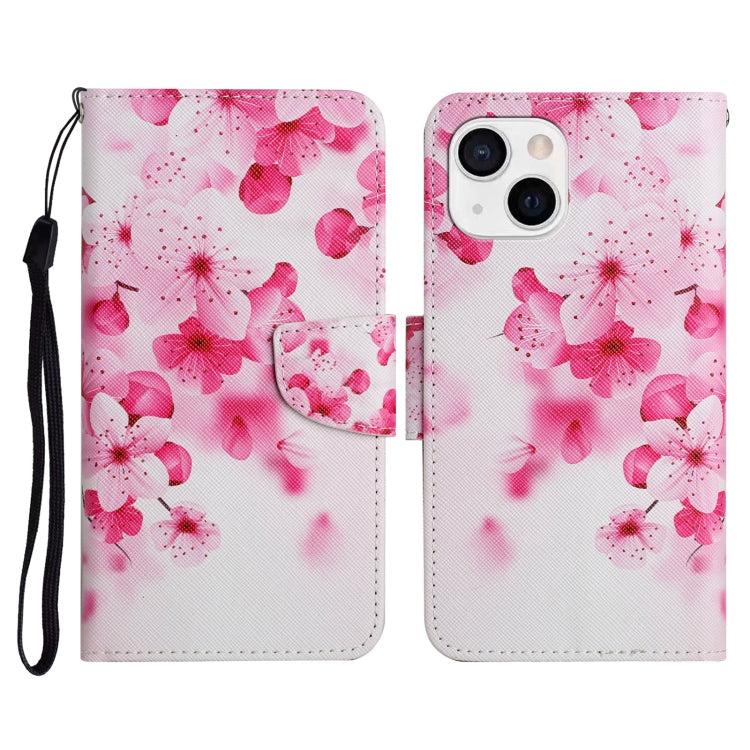 Case – Leather (iPhone 13 mini) #20 For iPhone 13 mini Red Flower