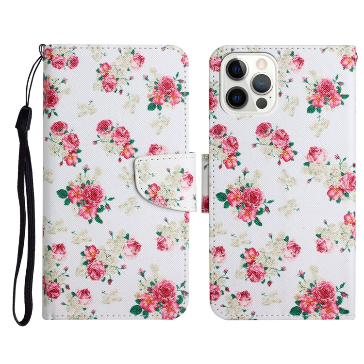 Case – Leather (iPhone 12 Pro Max) #8 For iPhone 12 Pro Max Red Peony Flower