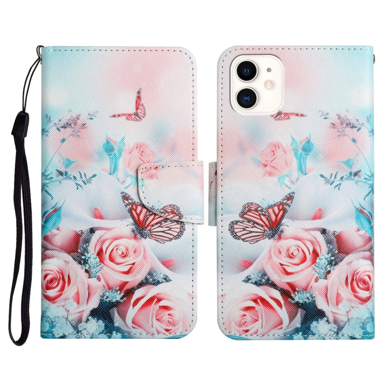 Case – Leather (iPhone 12 mini) #20 For iPhone 12 mini Peony Butterfly