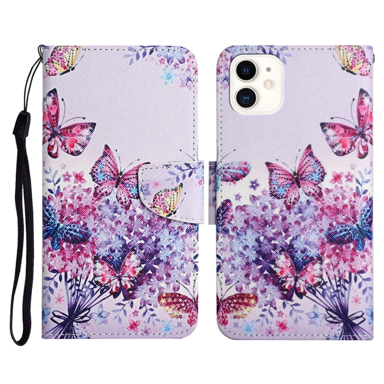 Case – Leather (iPhone 12 mini) #20 For iPhone 12 mini Bright Butterfly