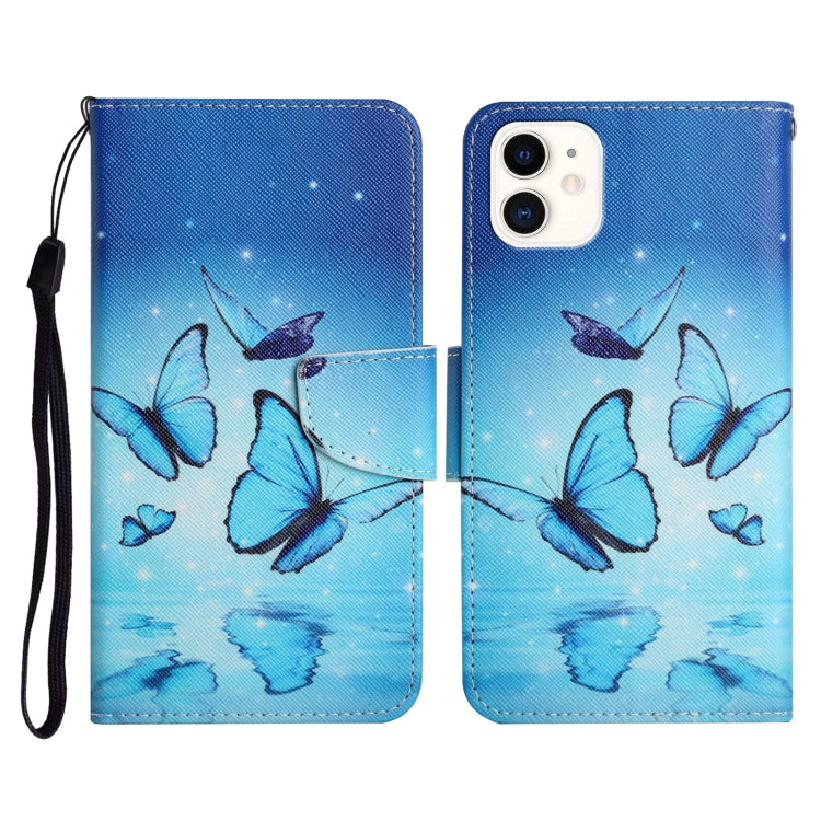 Case – Leather (iPhone 12 mini) #20 For iPhone 12 mini Flying Butterfly