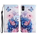 Case – Leather (iPhone XS Max) #5 For iPhone XS Max Purple Butterfly