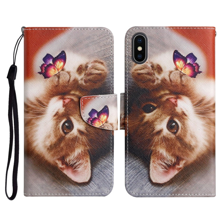 Case – Leather (iPhone XS Max) #5 For iPhone XS Max Butterfly Cat
