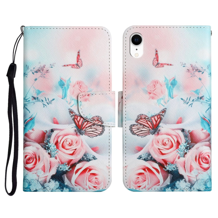 Case – Leather (iPhone XR) #7 For iPhone XR Peony Butterfly