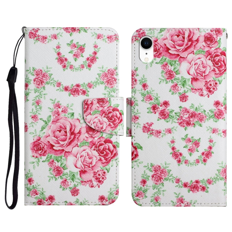 Case – Leather (iPhone XR) #7 For iPhone XR Rose Flower