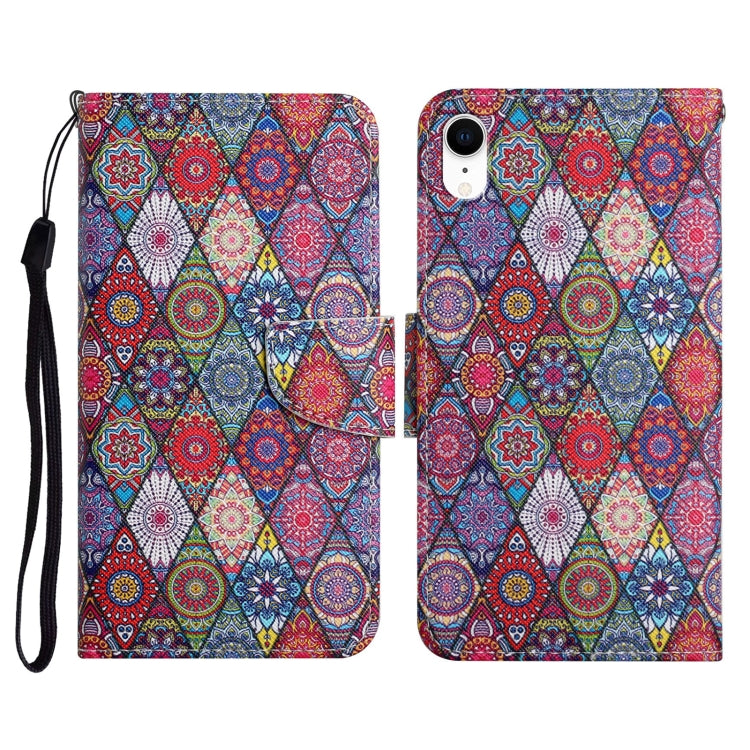 Case – Leather (iPhone XR) #7 For iPhone XR Prismatic Kaleidoscope