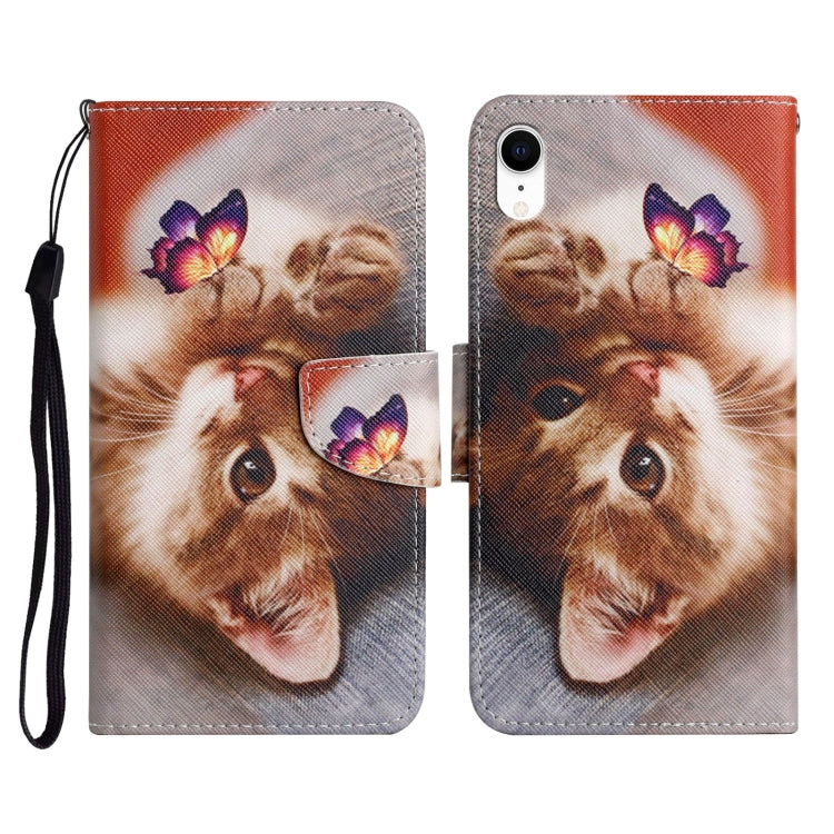 Case – Leather (iPhone XR) #7 For iPhone XR Butterfly Cat