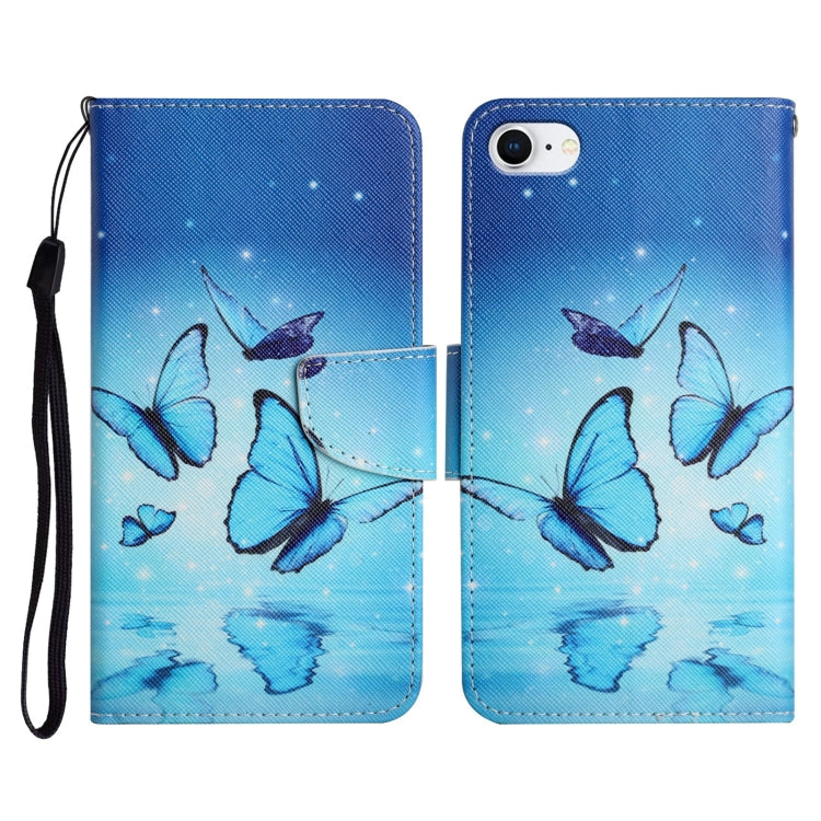 Case – Leather (iPhone SE 2022) #8 For iPhone SE 2022 SE 2020 8 7 Flying Butterfly