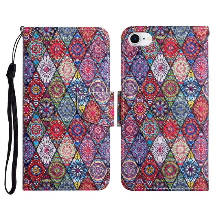 Case – Leather (iPhone SE 2022) #8 For iPhone SE 2022 SE 2020 8 7 Prismatic Kaleidoscope