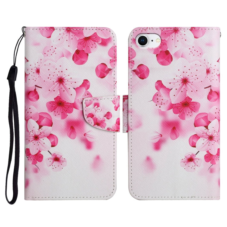 Case – Leather (iPhone SE 2022) #8 For iPhone SE 2022 SE 2020 8 7 Red Flower
